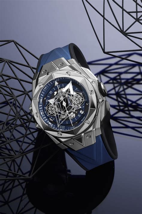 hublot sang bleu sapphire|Hublot sang bleu review.